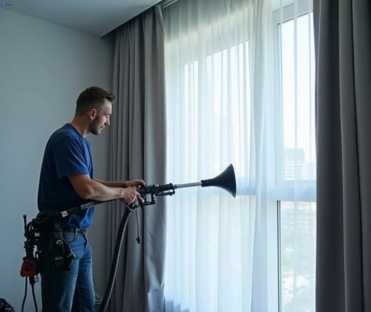 Professional curtain stain removal process equipment Matty Curtain Cleaning maude-vic