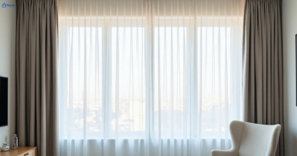Restored vibrant drapes in maude-vic QLD after Matty Curtain Cleaning